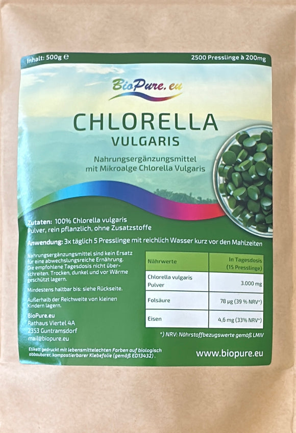 Chlorella Vulgaris 2500